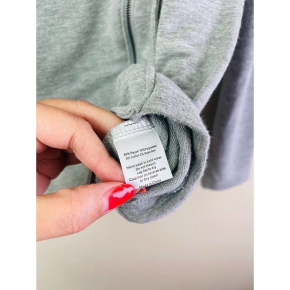 Market & Spruce Stitch Fix Antonia Asymmetrical Side Zip Cardigan Size M‎ (A2-9) - Picture 4 of 7